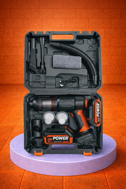 20.000 Pa Çekim Güçlü Oto Süpürge