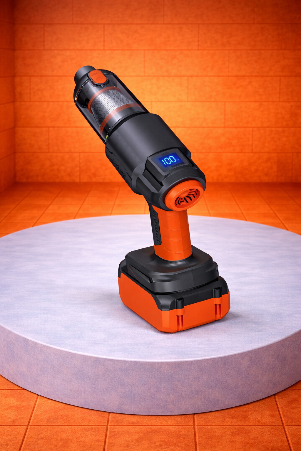 20.000 Pa Çekim Güçlü Oto Süpürge